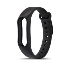 Силіконовий ремінець для Xiaomi Mi Band 3/4 (Black)