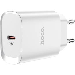 Мережевий зарядний пристрій Hoco N14 PD 20w White (745026)