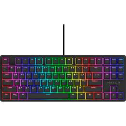 Клавіатура Hator Rockfall 2 Mecha TKL Orange USB Black (HTK-520)