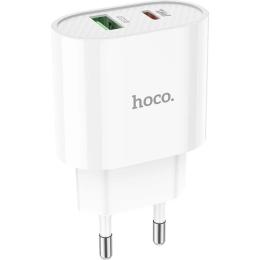 Мережевий зарядний пристрій Hoco C95A PD20W+QC3.0 White (757319)