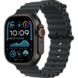 Смарт-годинник Apple Watch Ultra 2 49mm Black Titanium Case with Black Ocean Band (MX4P3)
