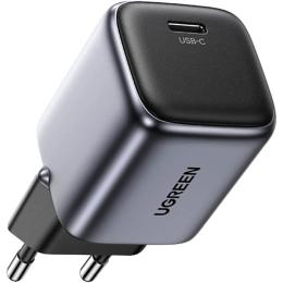 Мережевий зарядний пристрій Ugreen CD318 Nexode Mini 20W PD GaN Tech Charger Gray (90664)