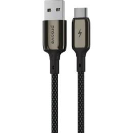 Кабель Proove Dense Metal USB-A to USB-С 1m Black (CCDM20001201)