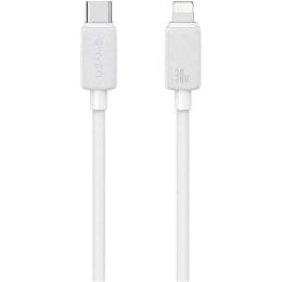Кабель Usams US-SJ692 USB-C to Lightning 30W 1m White