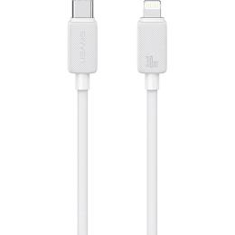Кабель Usams US-SJ692 USB-C-Lightning 1m White