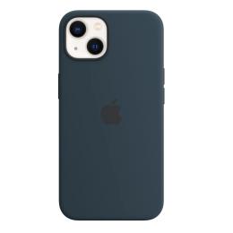 Чохол Silicone Case з MagSafe для Apple iPhone 13 (6.1) (Abyss Blue) ААА