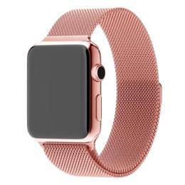 Ремінець Milanese Loop Magnetic Band для Apple Watch 42/44/45/46mm Rose Gold
