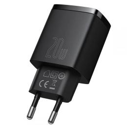 Мережевий зарядний пристрій Baseus Compact Quick Charger 20W (CCXJ-B01) Black