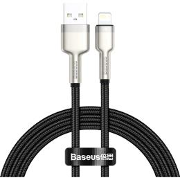 Кабель Baseus Cafule Metal USB to Lightning 2м Black (CALJK-B01)