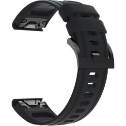 Ремінець ArmorStandart Silicon для Garmin 20mm Black (ARM60799)