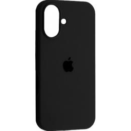 Чохол Silicone Case для Apple iPhone 16 Black AA