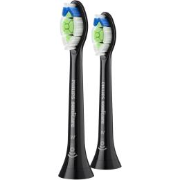 Насадка для зубної щітки Philips Sonicare W2 Optimal White HX6062/88 Black 2шт