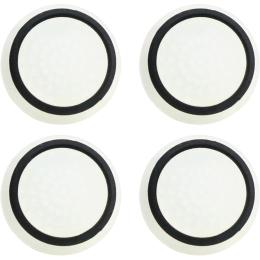 Накладки на стіки Thumb Grips 4-pack для PS4/PS5/Xbox White Black
