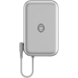 Зовнішній акумулятор Blueo Space Capsule Magnetic Wireless Power Bank 10000mAh 20W Silver Titanium (BL039-SLT)