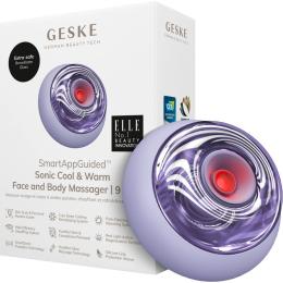 Массажер для лица GESKE Sonic Cool&Warm Face and Body Massager 9в1 Purple (HB0037)