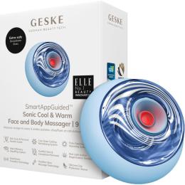 Массажер для лица GESKE Sonic Cool&Warm Face and Body Massager 9в1 Aquamarine (HB0177)