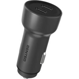 Автомобильное зарядное устройство Senteo Q-05 Aston Series PD3.0+QC3.0 72W Black