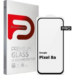 Захисне скло ArmorStandart Full Pro Glass для Google Pixel 8a Black (ARM77800)
