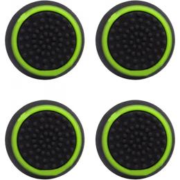 Накладки на стіки Thumb Grips 4-pack для PS4/PS5/Xbox Black Green