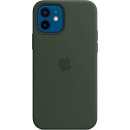 Чохол Silicone Case with MagSafe для Apple iPhone 12/12 Pro Cyprus Green ААА