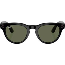 Смарт-окуляри Ray-Ban Meta Headliner Gen 2 Low Bridge Fit Standard Shiny Black Frame/G-15 Green Lenses (RW4013F 601/71 51-23)