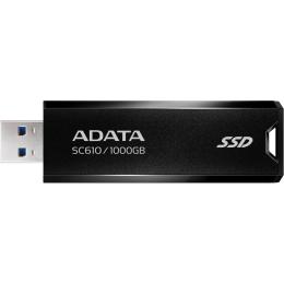 Зовнішній SSD накопичувач ADATA SC610 1TB Black (SC610-1000G-CBK/RD)