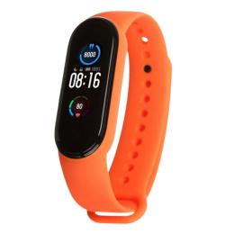 Силіконовий ремінець для Xiaomi MI Band 5 / MI Band 6 (Orange)