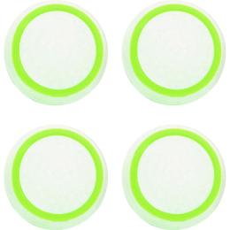 Накладки на стіки Thumb Grips 4-pack для PS4/PS5/Xbox White Green