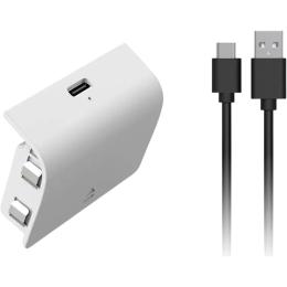 Аккумулятор Dobe TYX-2610B для геймпада Xbox Series S/X + кабель USB-C - USB-A White