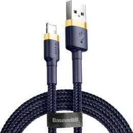 Кабель Baseus Cafule Lightning to USB-А 2m Gold/Blue (CALKLF-CV3)