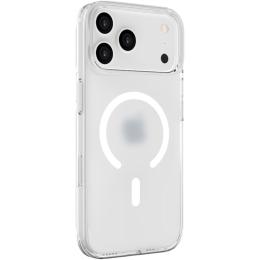 Чохол iLera GlassCase + Camera Button with MagSafe для Apple iPhone 17 Pro Max Frosted (iLGlCFrCb17PrMx)