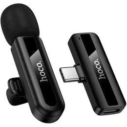 Микрофонная радиосистема Hoco L20 USB-C Black (6942007655491)
