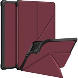 Чехол-книжка BeCover Ultra Slim Origami для Amazon Kindle Paperwhite 11th Gen 2021 Red Wine (707222)