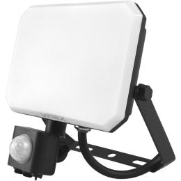 Світлодіодний прожектор Videx F3 з датчиком руху і освітленості 30W 5000K Black (VLE-F3-0305B-S)