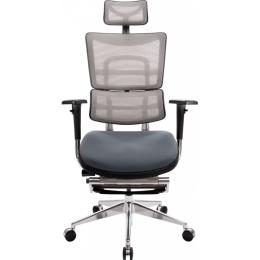 Офісне крісло GT Racer X-802L Bright Gray (W-20 B-40)