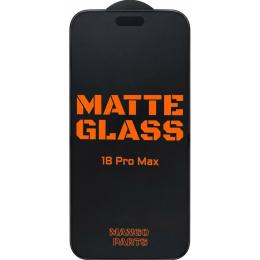 Защитное стекло Mango Matte Full Cover Glass для Apple iPhone 18 Pro Max Black