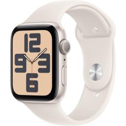 Смарт-годинник Apple Watch SE 2 GPS 44mm Starlight Aluminium Case with Starlight Sport Band M/L 2024 (MXEV3)