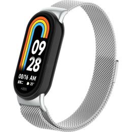 Ремінець ArmorStandart Milanese Magnetic Band для Xiaomi Smart Band 8 / 9 / 10 Silver (ARM69917)
