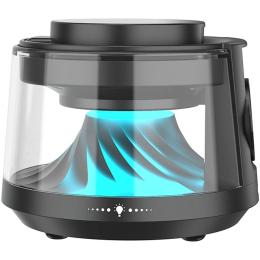 Бездротовий зарядний пристрій Wiwu Flow 5in1 with Speaker & Night Light 15W Black (Wi-W039)