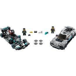 Конструктор LEGO Speed Champions Mercedes-AMG F1 W12 E Performance і Mercedes-AMG Project One (76909)