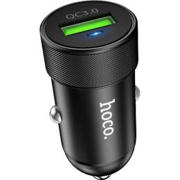 Автомобильное зарядное устройство Hoco Z32 Speed Up QC3.0 3A Black (11540)