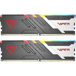 Модуль памяти DDR5 Patriot Viper Venom RGB 2x16GB 6000MHz Black (PVVR532G600C30K)