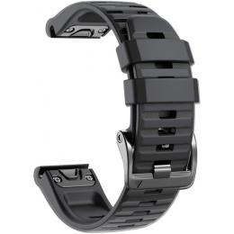 Ремінець ArmorStandart Silicon для Garmin 22mm Black (ARM60796)