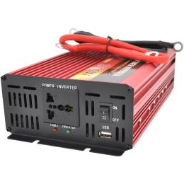 Автомобильный инвертор UKC YT-2500W-CI12V 2500VA 1250W 12/220V