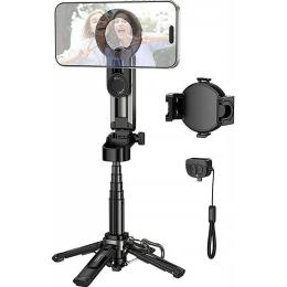 Монопод Hoco K27 Pro 2-in-1 Magnetic Clamp Black