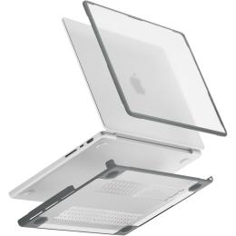 Пластиковая накладка (верх и низ) DK HardShell Case для Apple MacBook Pro 14` M1-M6 (2021-2026) Gray