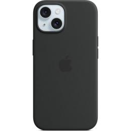 Чохол Silicone Case with MagSafe для Apple iPhone 15 Storm Black ААА
