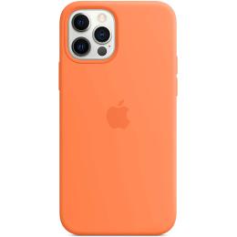 Чохол Silicone Case з MagSafe для Apple iPhone 12/12 Pro (Kumquat) ААА