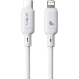 Кабель Baseus Silky Series USB-C to Lightning 20W 2m White (P10377700213-01)