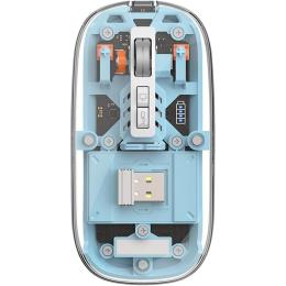 Мышь WiWU WM105 Crystal Wireless Blue